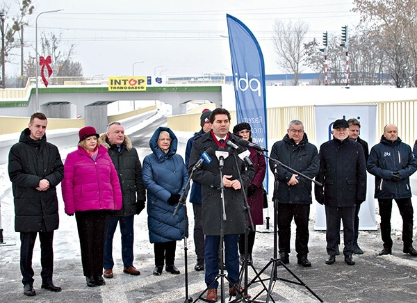 Otwarcie podziemnej drogi. 