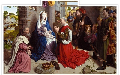 Hugo van der Goes
Pokłon Trzech Króli
 olej na desce, ok. 1470
Gemäldegalerie, Berlin