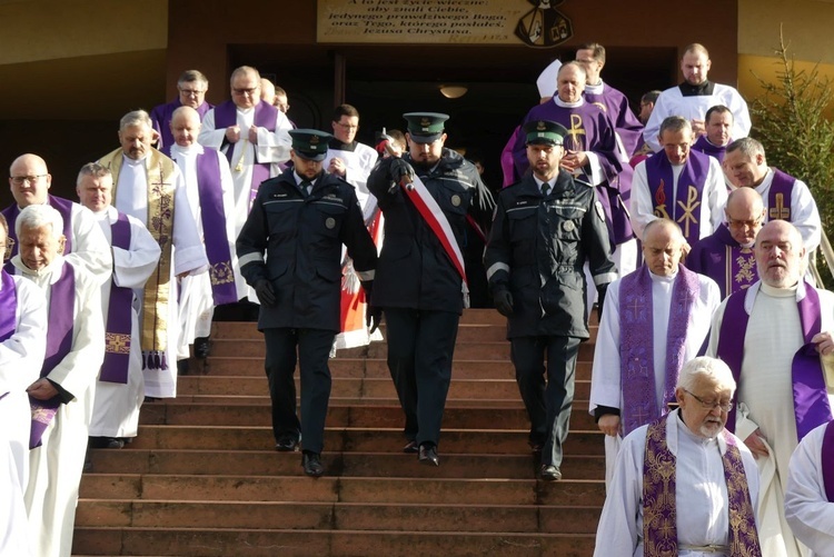 Uroczystości pogrzebowe śp. ks. Tadeusza Słoniny SDS w Bielsku-Białej Cygańskim Lesie