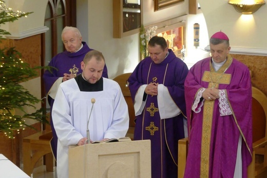 Uroczystości pogrzebowe śp. ks. Tadeusza Słoniny SDS w Bielsku-Białej Cygańskim Lesie