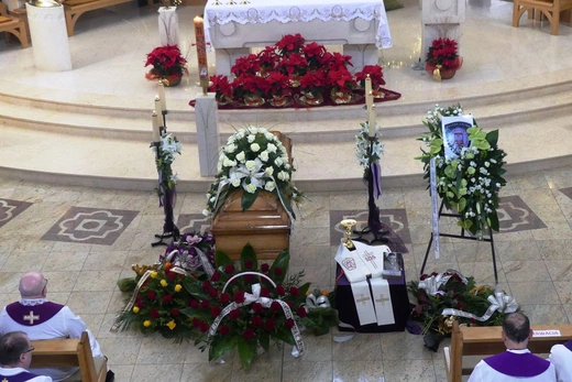 Uroczystości pogrzebowe śp. ks. Tadeusza Słoniny SDS w Bielsku-Białej Cygańskim Lesie