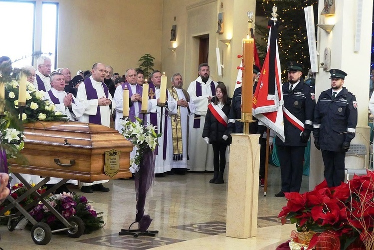 Ostatnie pożegnanie ks. Tadeusza Słoniny w Cygańskim Lesie.