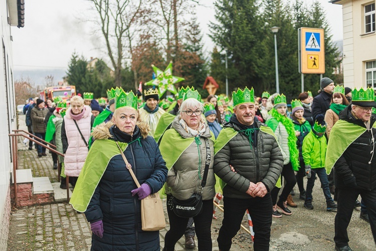 Orszak Trzech Króli 2023 w Jugowie. Z konkursami