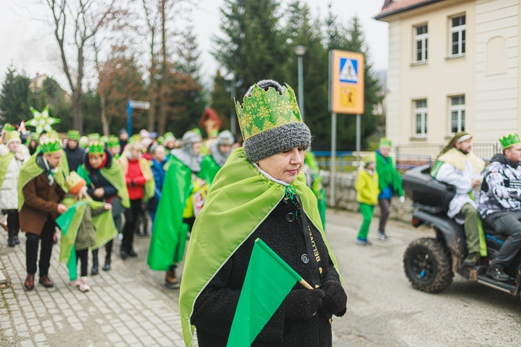 Orszak Trzech Króli 2023 w Jugowie. Z konkursami