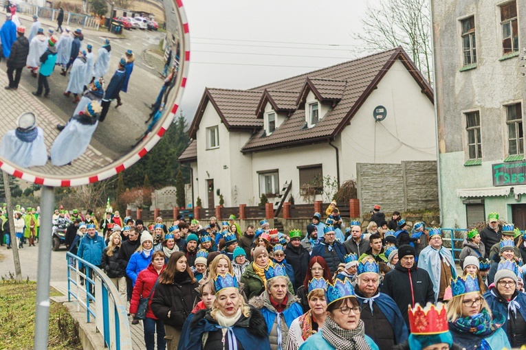 Orszak Trzech Króli 2023 w Jugowie. Z konkursami