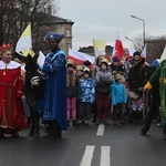 Orszak Trzech Króli 2023 w Świdnicy. Tradycyjnie z osiołkami