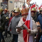 Orszak Trzech Króli 2023 w Świdnicy. Tradycyjnie z osiołkami