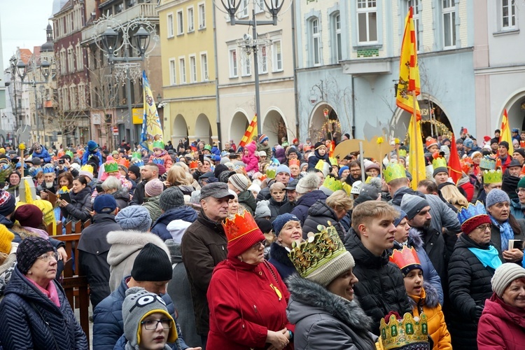 Orszak Trzech Króli na gliwickim rynku