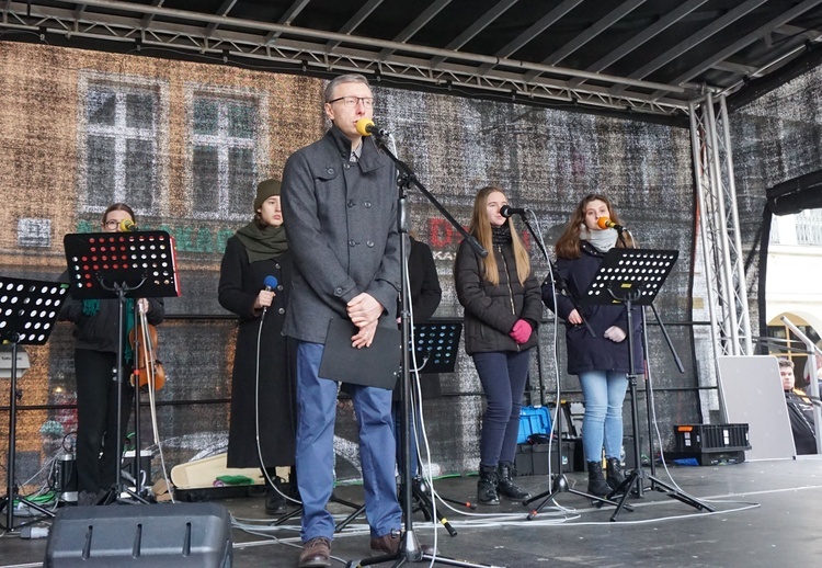 Orszak Trzech Króli na gliwickim rynku