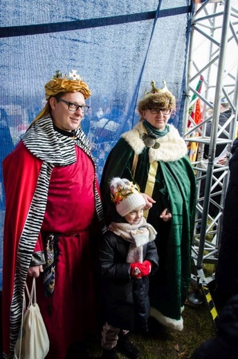Trzej Królowie na ulicach Głogowa