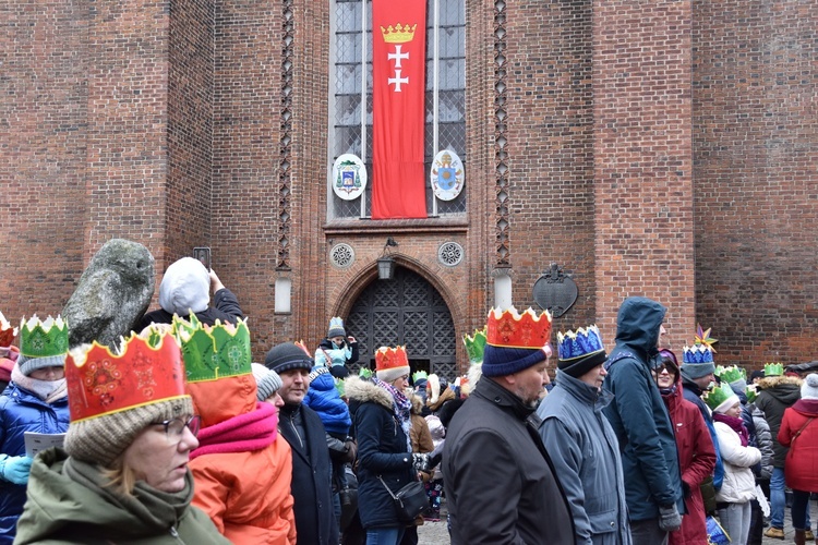 Trzej Królowie na ulicach Gdańska