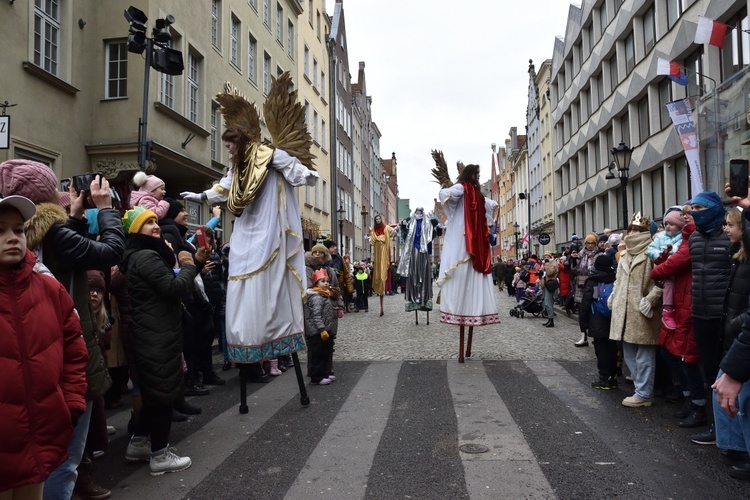 Trzej Królowie na ulicach Gdańska