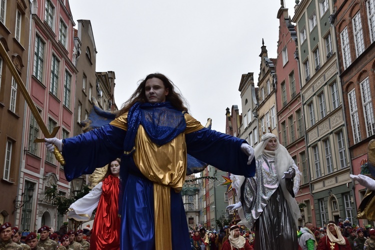 Trzej Królowie na ulicach Gdańska