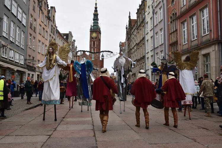 Trzej Królowie na ulicach Gdańska