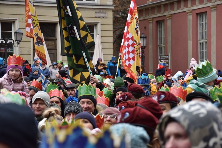 Trzej Królowie na ulicach Gdańska