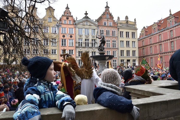 Trzej Królowie na ulicach Gdańska