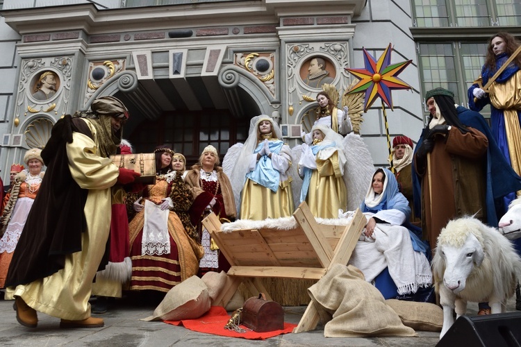 Trzej Królowie na ulicach Gdańska