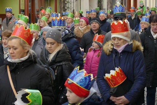 Orszak Trzech Króli w Bielsku-Białej 2023 - na trasie z Aleksandrowic