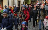Orszak Trzech Króli w Bielsku-Białej 2023 - na trasie z Aleksandrowic