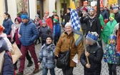 Orszak Trzech Króli w Bielsku-Białej 2023 - na trasie z Aleksandrowic