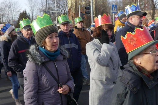 Orszak Trzech Króli w Bielsku-Białej 2023 - na trasie z Aleksandrowic