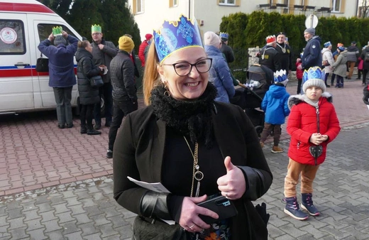 Orszak Trzech Króli w Bielsku-Białej 2023 - na trasie z Aleksandrowic