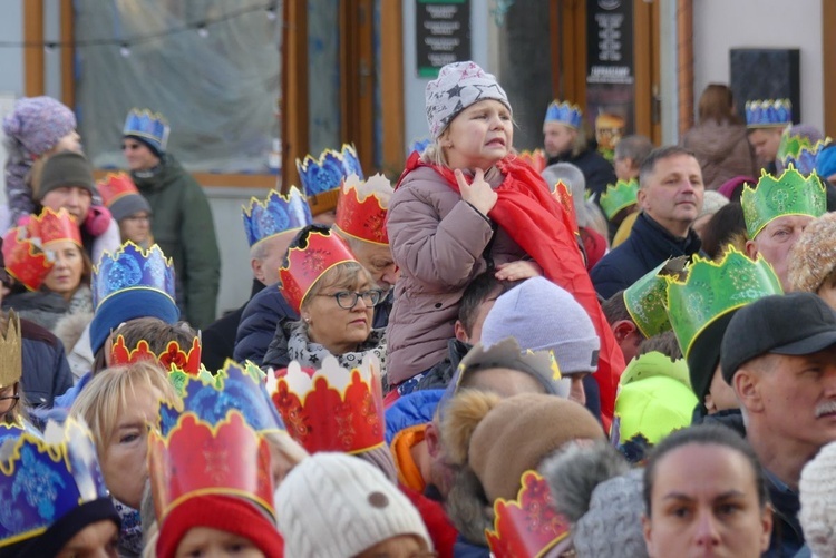 Orszak Trzech Króli w Bielsku-Białej 2023 - na Rynku