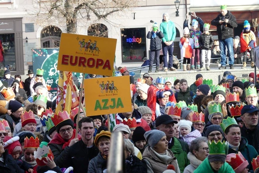 Orszak Trzech Króli w Bielsku-Białej 2023 - na Rynku
