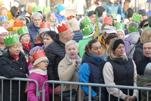 Orszak Trzech Króli w Bielsku-Białej 2023 - na Rynku