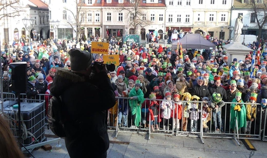 Orszak Trzech Króli w Bielsku-Białej 2023 - na Rynku