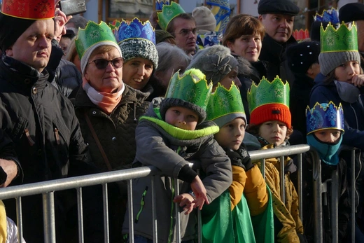 Orszak Trzech Króli w Bielsku-Białej 2023 - na Rynku