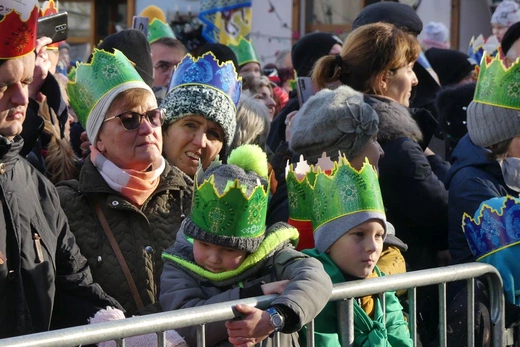 Orszak Trzech Króli w Bielsku-Białej 2023 - na Rynku