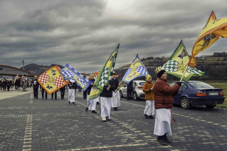 Łososina Górna. Orszak Trzech Króli