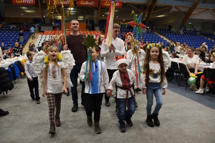 Ukraińcy na spotkaniu wigilijnym w Sopocie