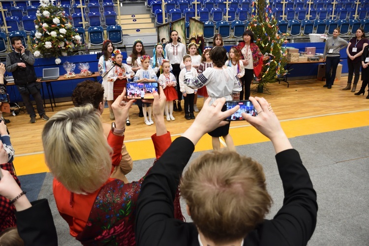 Ukraińcy na spotkaniu wigilijnym w Sopocie