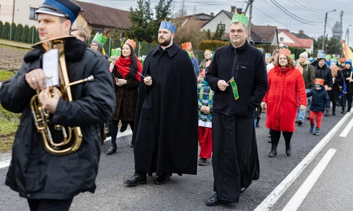 Orszak Trzech Króli 2023 w Bulowicach.