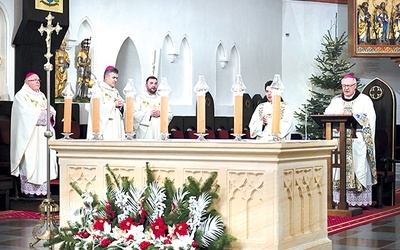 Eucharystia dziękczynna w koszalińskiej katedrze.