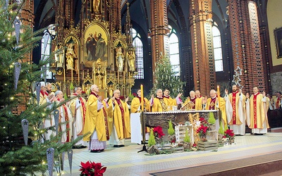 ▲	Msza św. dziękczynna za posługę biskupów gliwickich.