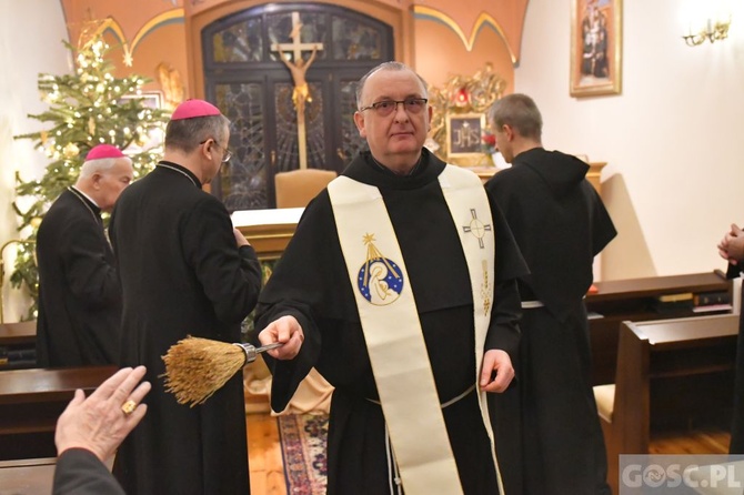 Franciszkanie po kolędzie u biskupa