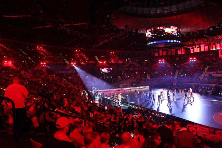 Mecz otwarcia Mistrzostw Świata w Piłce Ręcznej 2023. Polska-Francja w katowickim Spodku