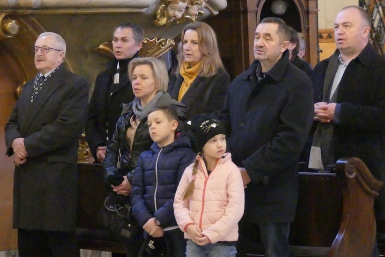 Opłatek Domowego Kościoła w konkatedrze Narodzenia NMP w Żywcu - 2023