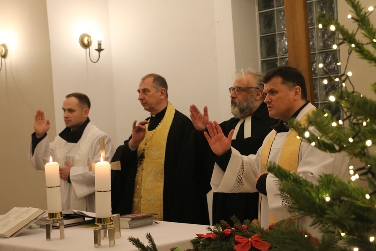 Płock. Nabożeństwo w zborze