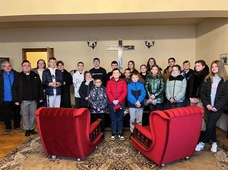 Młodzi z Kunic w Wyższym Seminarium Duchownym w Radomiu