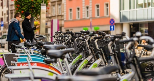 Katowice. Przygotowania do kolejengo sezonu rowerowego