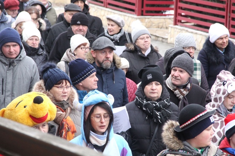 Zakliczyn. Kolędowanie ulicami miasta