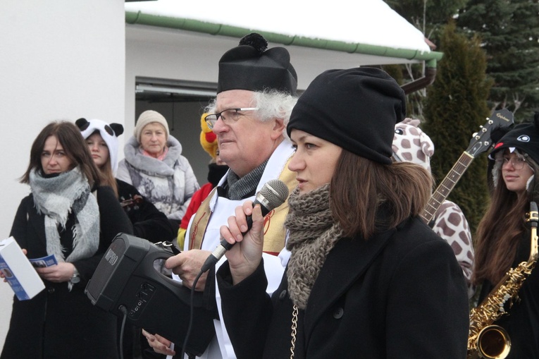 Zakliczyn. Kolędowanie ulicami miasta