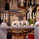 Mszy św. w rocznicę poświęcenia katedry przewodniczył ks. Piotr Śliwka.