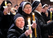 Dzień Życia Konsekrowanego - konkatedra św. Jakuba w Olsztynie