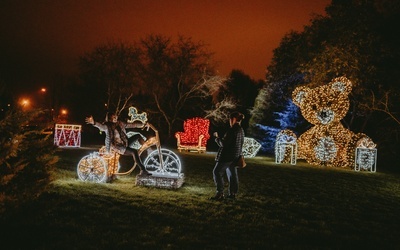 Park iluminacji w Lublinie można zwiedzać do 14 lutego.