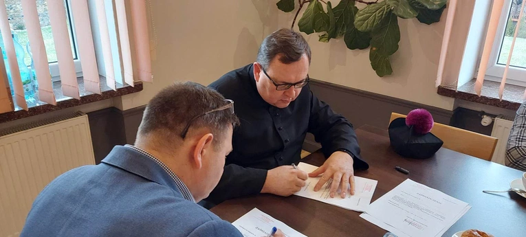Spotkanie katechetów z ks. Tomaszem Gwizdkiem